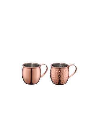 Pahar pentru shot, din inox placat cu cupru, 60 ml, colectia Moscow - CILIO